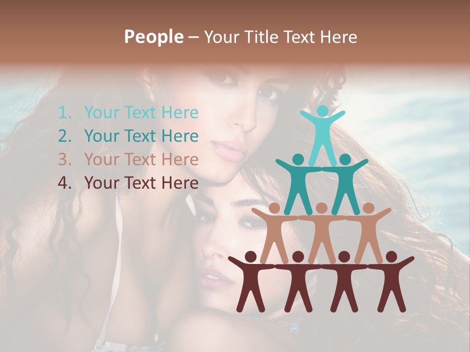 Beautiful Water Tanned PowerPoint Template