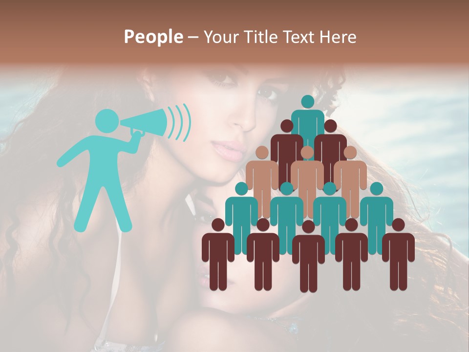 Beautiful Water Tanned PowerPoint Template