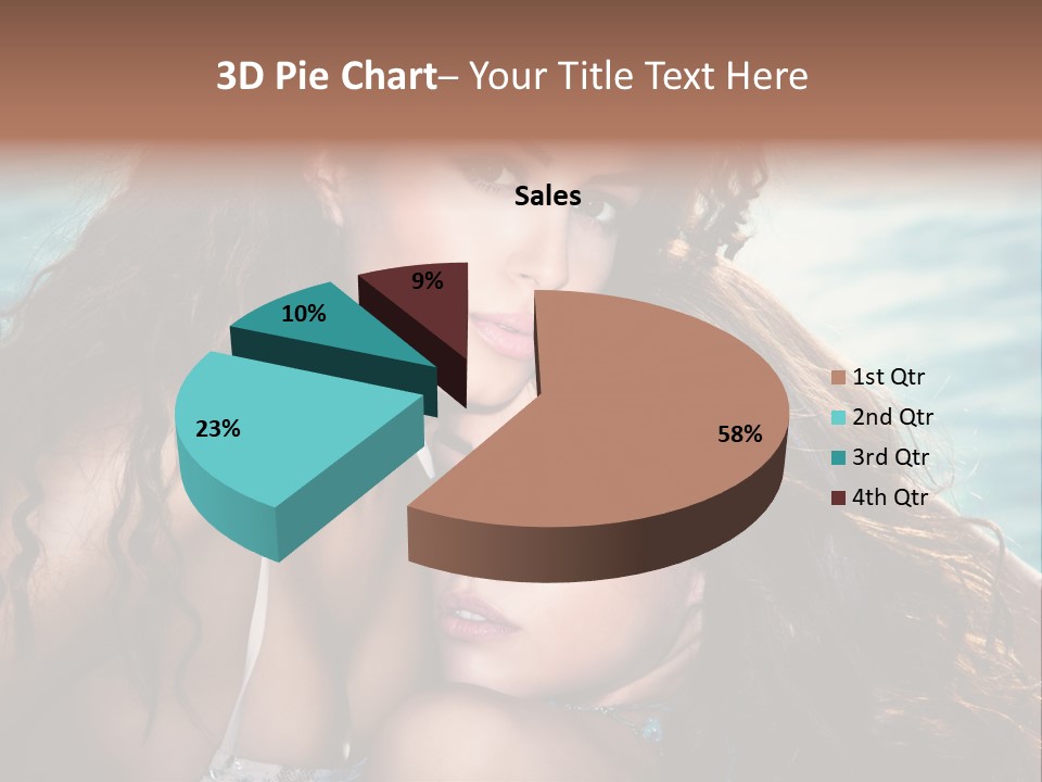 Beautiful Water Tanned PowerPoint Template