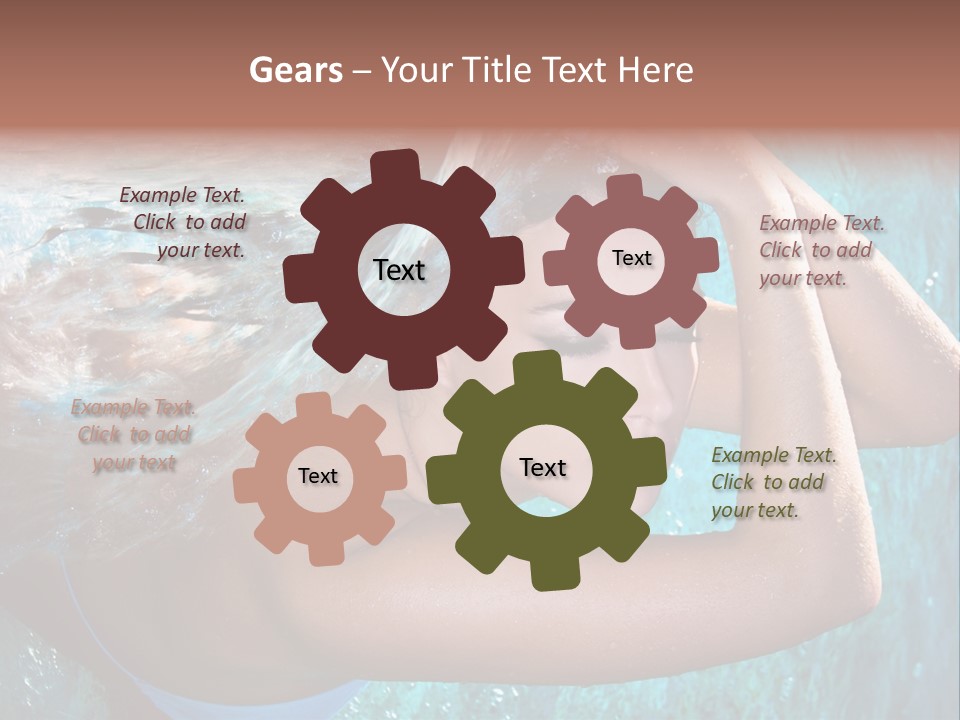 Serene Enjoy Moisturize PowerPoint Template