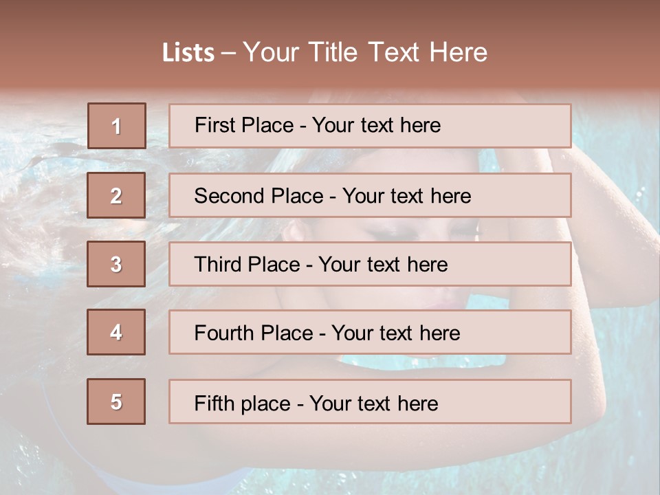Serene Enjoy Moisturize PowerPoint Template
