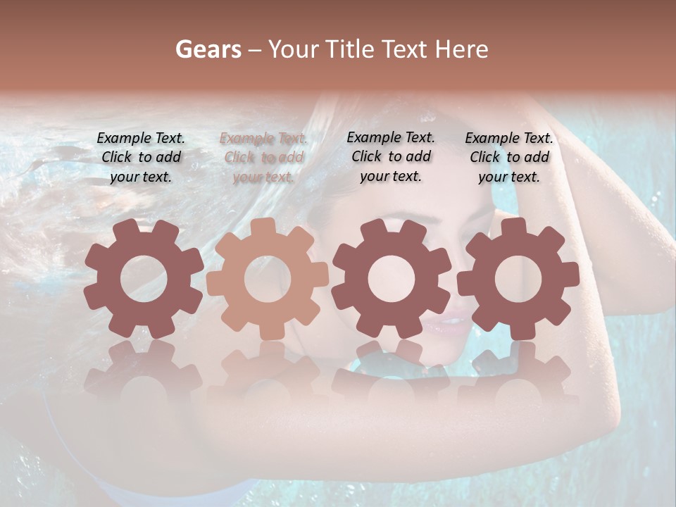 Serene Enjoy Moisturize PowerPoint Template