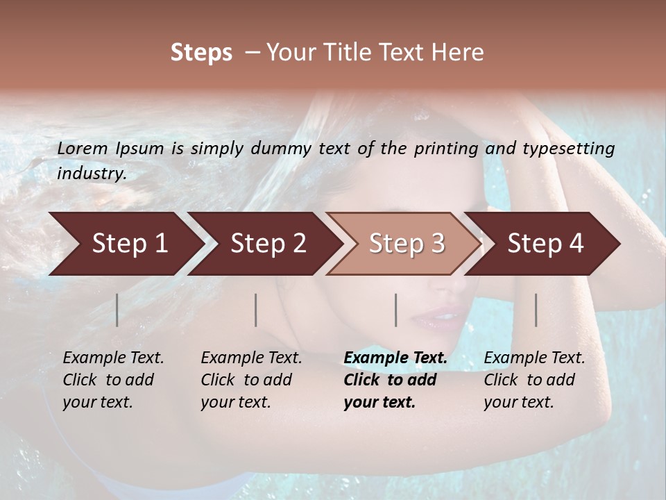 Serene Enjoy Moisturize PowerPoint Template
