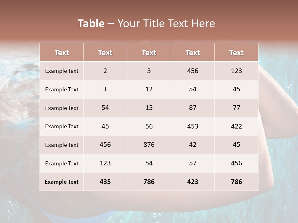 Serene Enjoy Moisturize PowerPoint Template