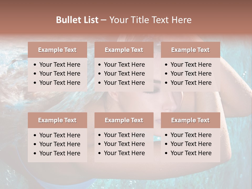 Serene Enjoy Moisturize PowerPoint Template