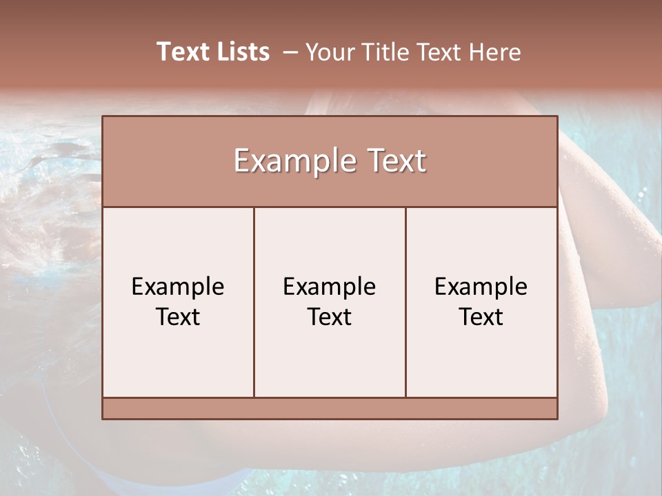 Serene Enjoy Moisturize PowerPoint Template