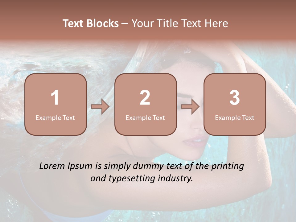 Serene Enjoy Moisturize PowerPoint Template