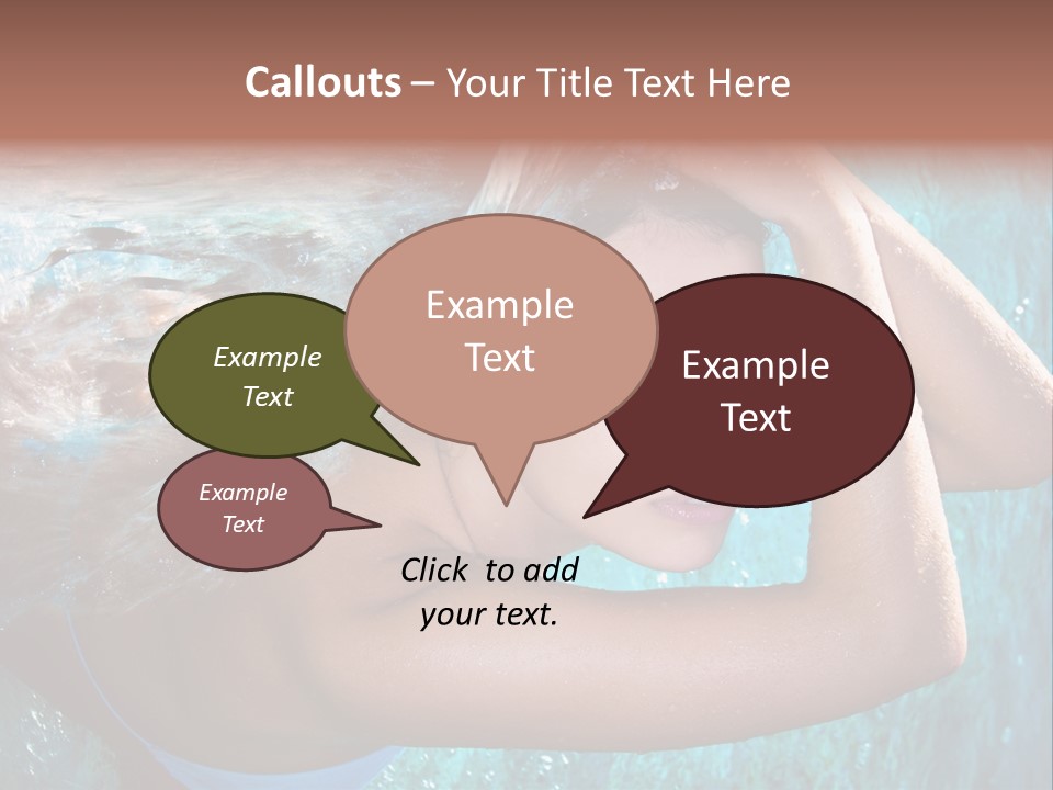 Serene Enjoy Moisturize PowerPoint Template