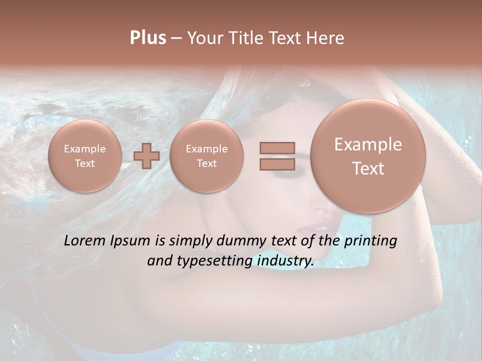 Serene Enjoy Moisturize PowerPoint Template