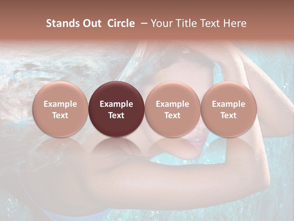 Serene Enjoy Moisturize PowerPoint Template