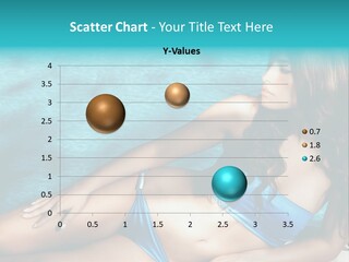 Sexy Lie Swimmingpool PowerPoint Template