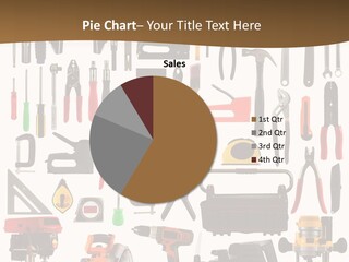 Spade Bit Collage Adjustable Wrench PowerPoint Template