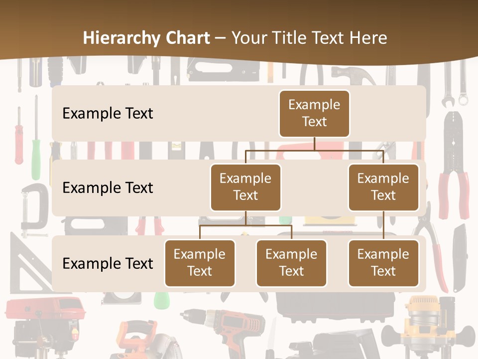 Spade Bit Collage Adjustable Wrench PowerPoint Template
