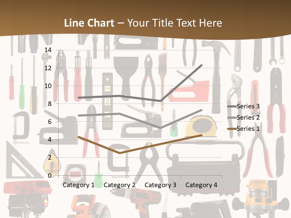 Spade Bit Collage Adjustable Wrench PowerPoint Template