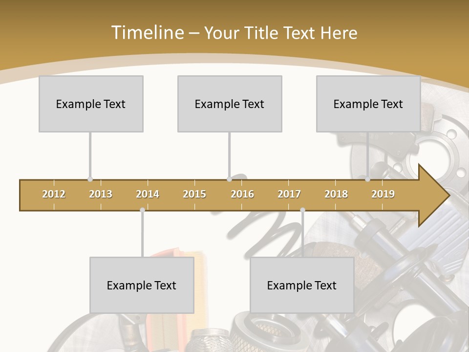 Felga Moto Pojazdy PowerPoint Template