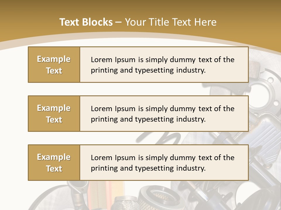 Felga Moto Pojazdy PowerPoint Template