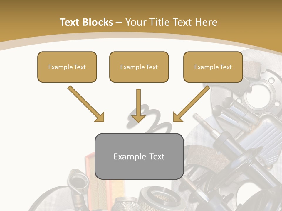 Felga Moto Pojazdy PowerPoint Template