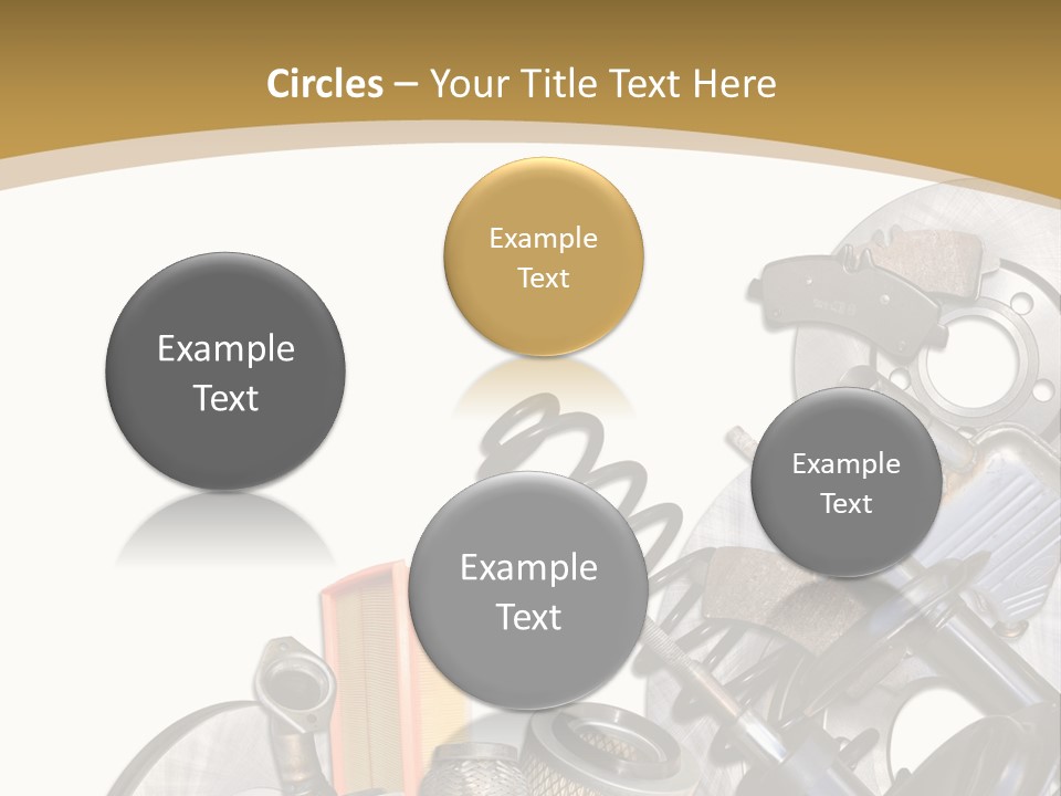 Felga Moto Pojazdy PowerPoint Template