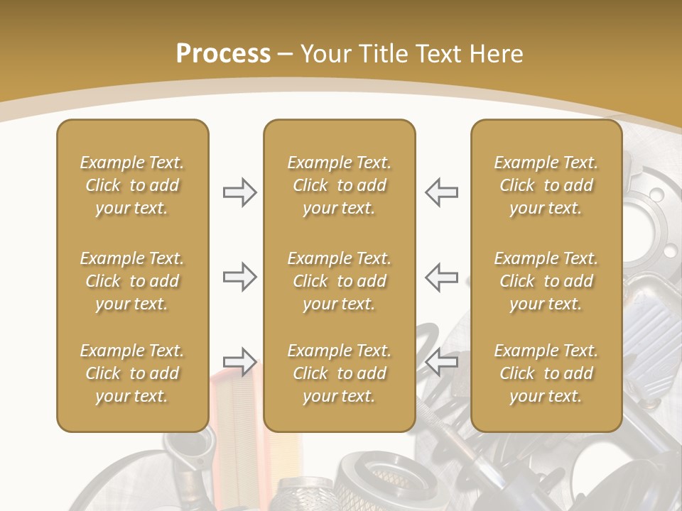 Felga Moto Pojazdy PowerPoint Template