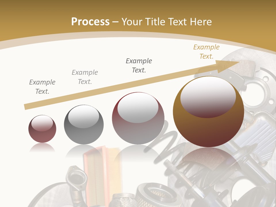 Felga Moto Pojazdy PowerPoint Template