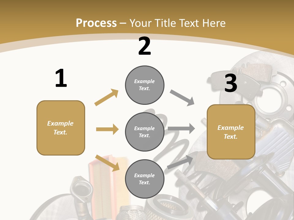 Felga Moto Pojazdy PowerPoint Template