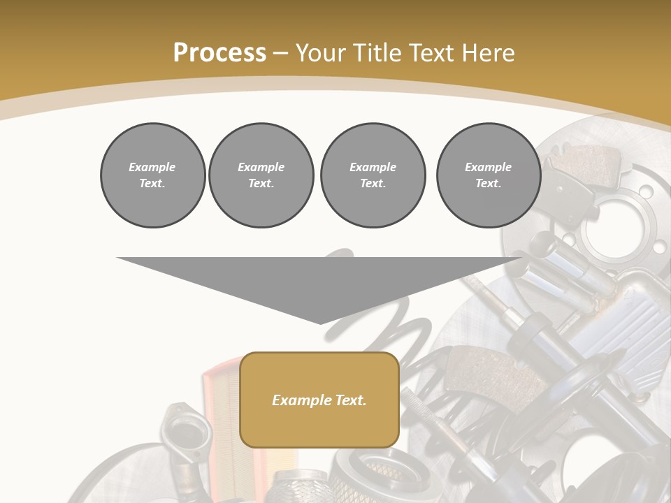 Felga Moto Pojazdy PowerPoint Template