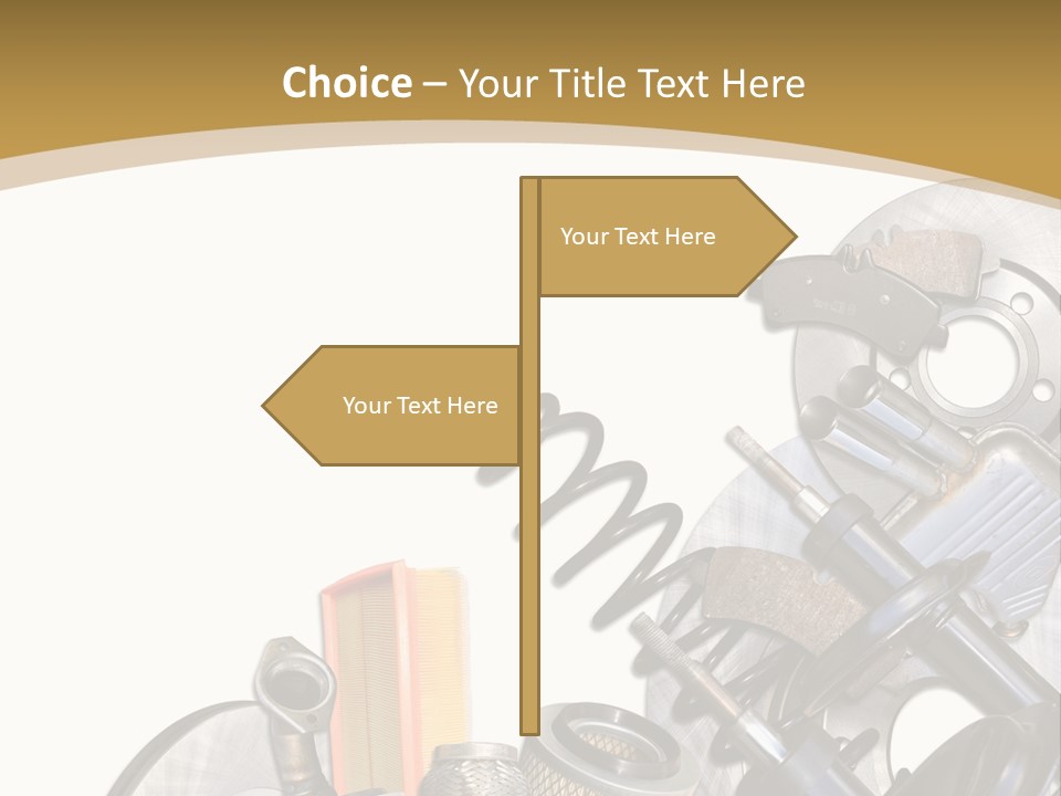 Felga Moto Pojazdy PowerPoint Template