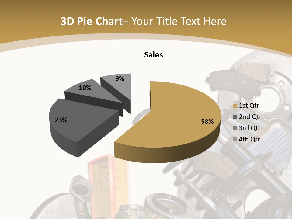 Felga Moto Pojazdy PowerPoint Template