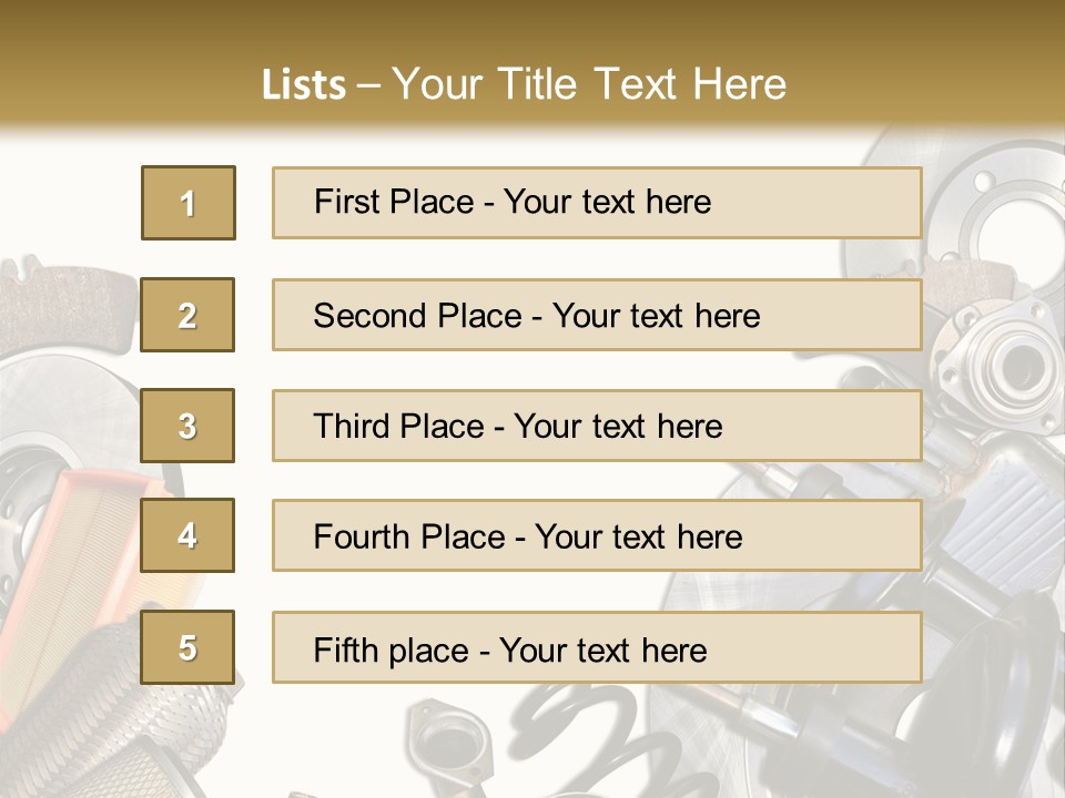 Motoryzacja Moto Transport PowerPoint Template