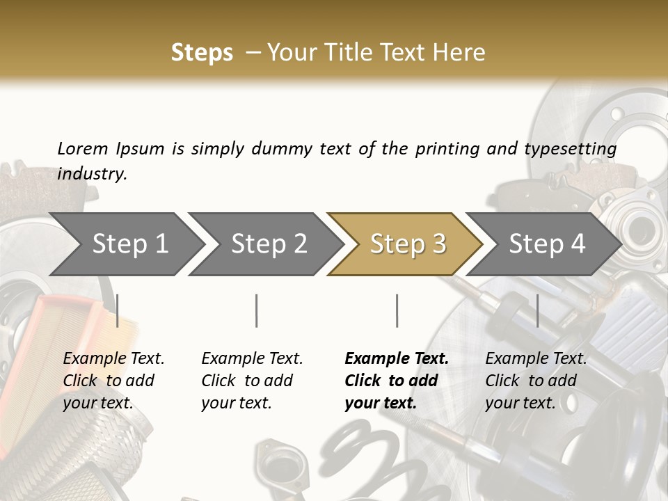 Motoryzacja Moto Transport PowerPoint Template