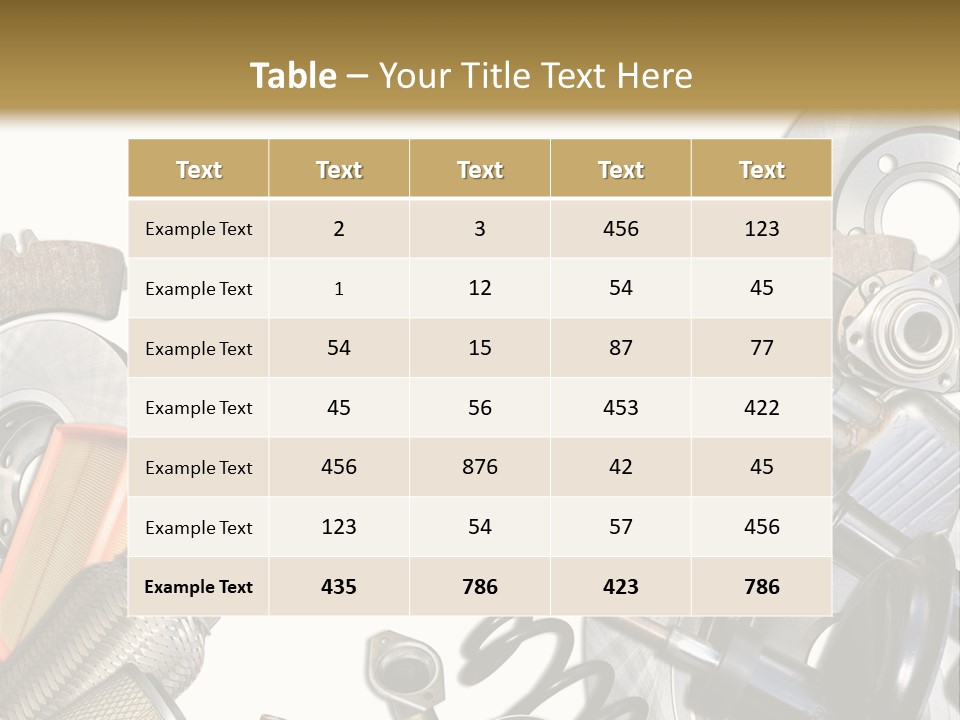 Motoryzacja Moto Transport PowerPoint Template