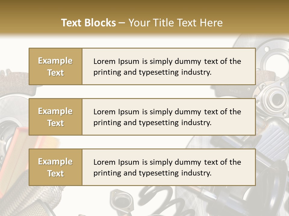 Motoryzacja Moto Transport PowerPoint Template