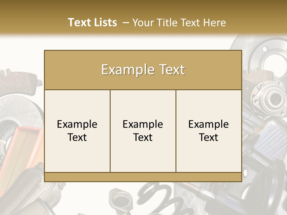 Motoryzacja Moto Transport PowerPoint Template