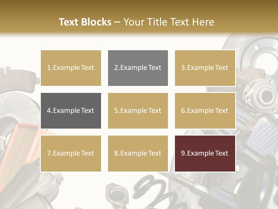 Motoryzacja Moto Transport PowerPoint Template