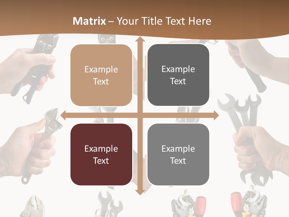 Klucze Opony Karoseria PowerPoint Template