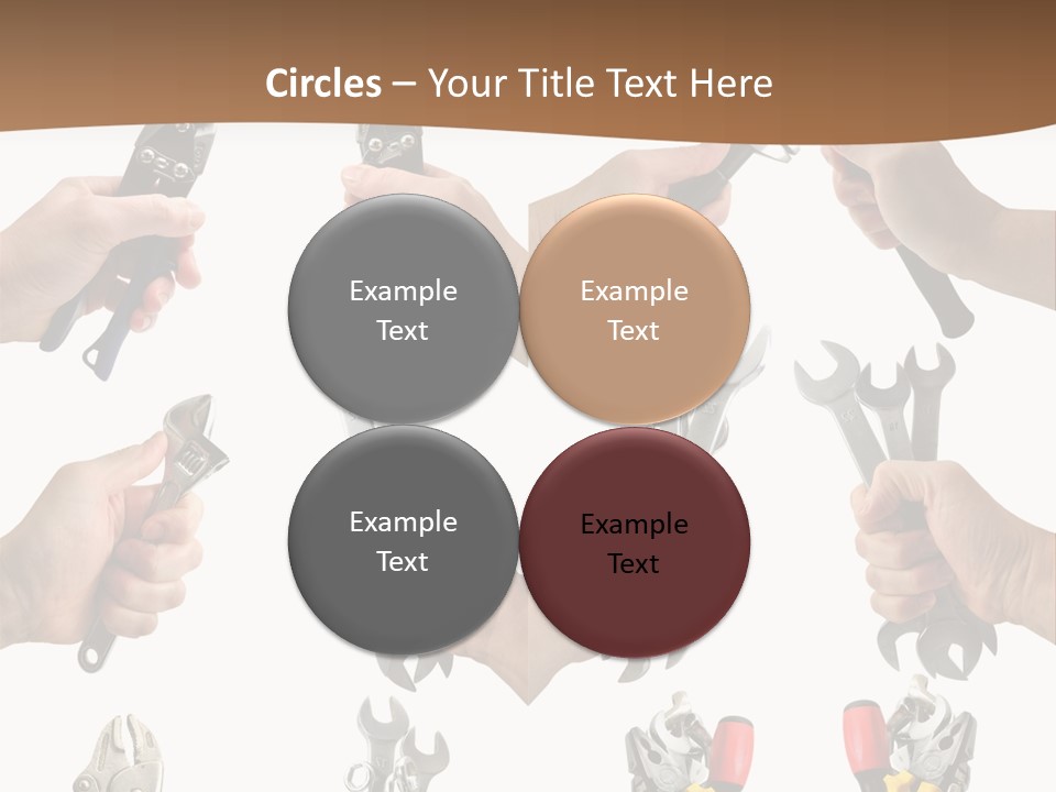 Klucze Opony Karoseria PowerPoint Template