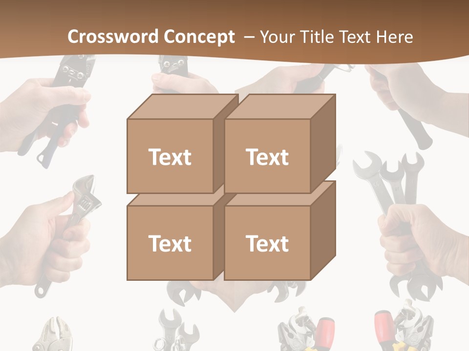 Klucze Opony Karoseria PowerPoint Template