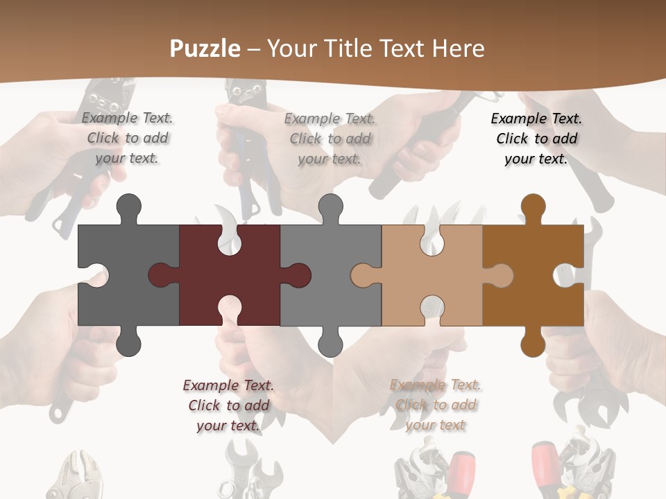 Klucze Opony Karoseria PowerPoint Template