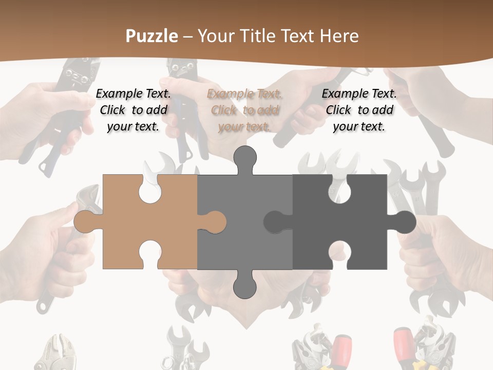 Klucze Opony Karoseria PowerPoint Template