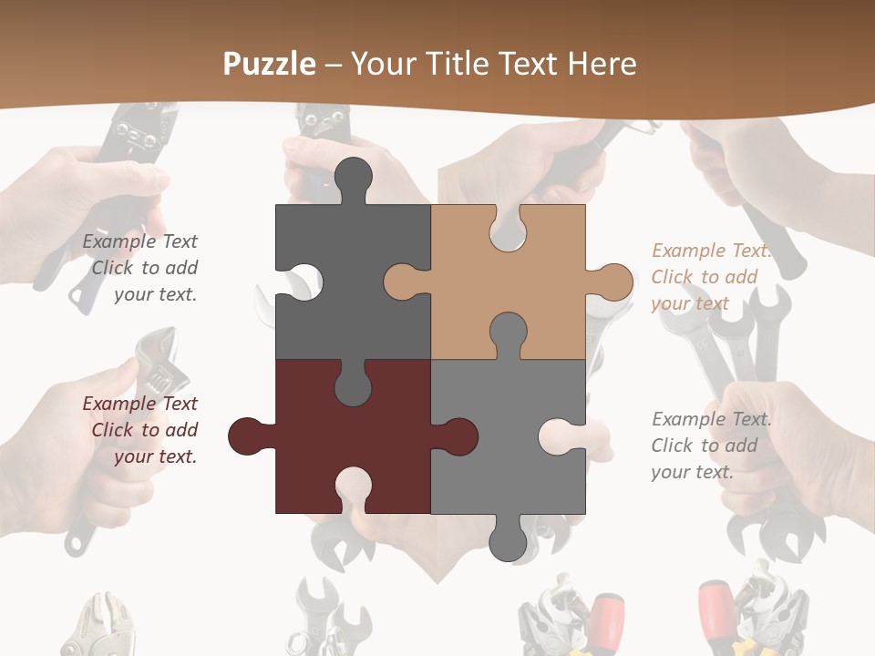 Klucze Opony Karoseria PowerPoint Template