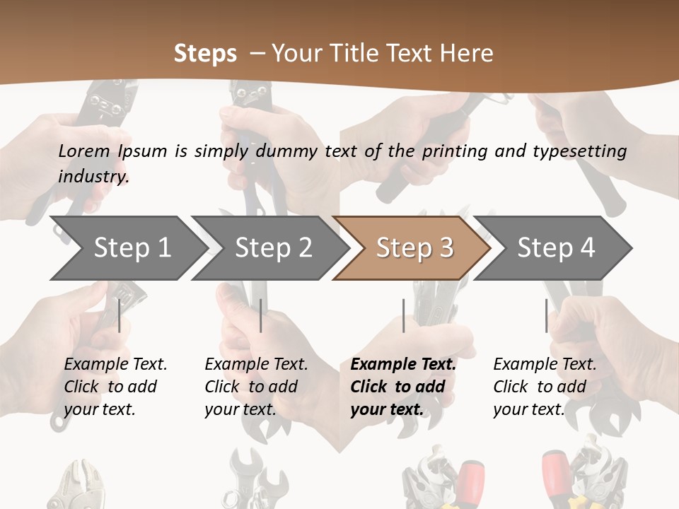 Klucze Opony Karoseria PowerPoint Template