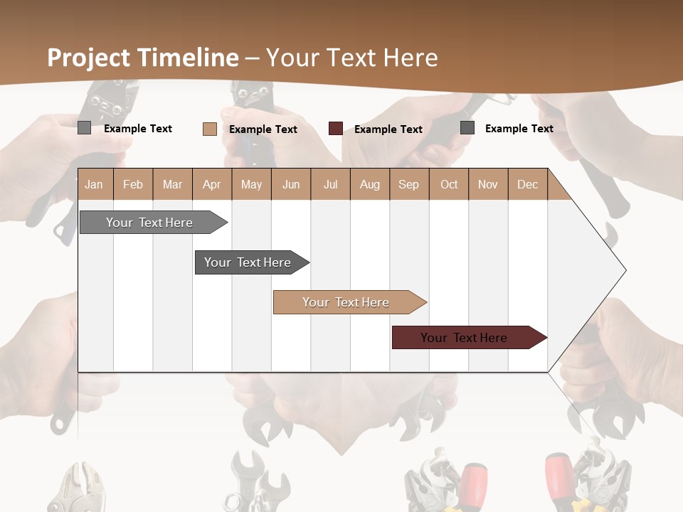 Klucze Opony Karoseria PowerPoint Template