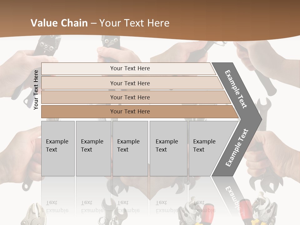 Klucze Opony Karoseria PowerPoint Template