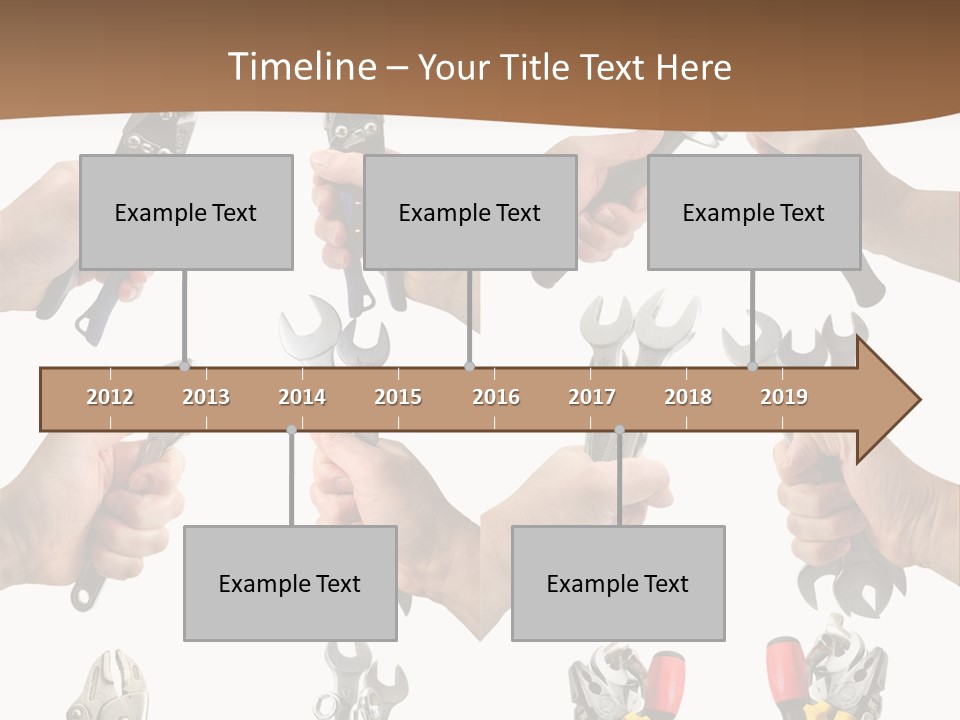 Klucze Opony Karoseria PowerPoint Template