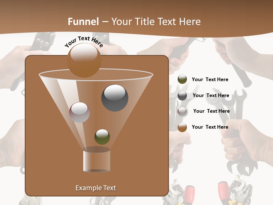 Klucze Opony Karoseria PowerPoint Template