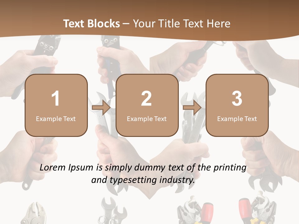 Klucze Opony Karoseria PowerPoint Template