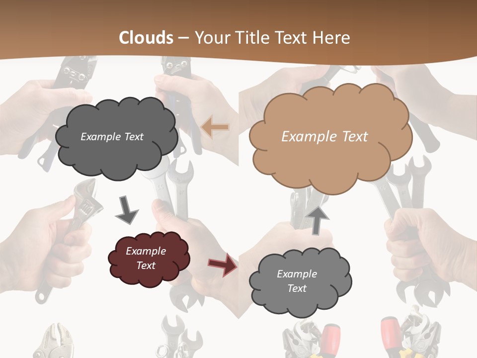 Klucze Opony Karoseria PowerPoint Template