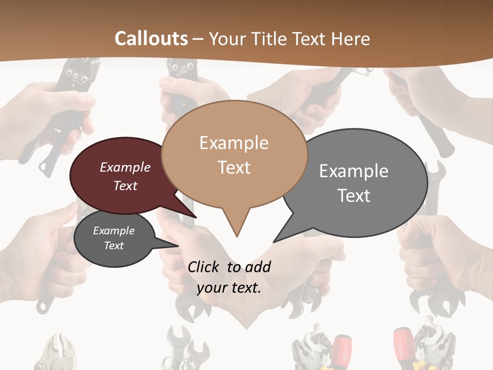 Klucze Opony Karoseria PowerPoint Template