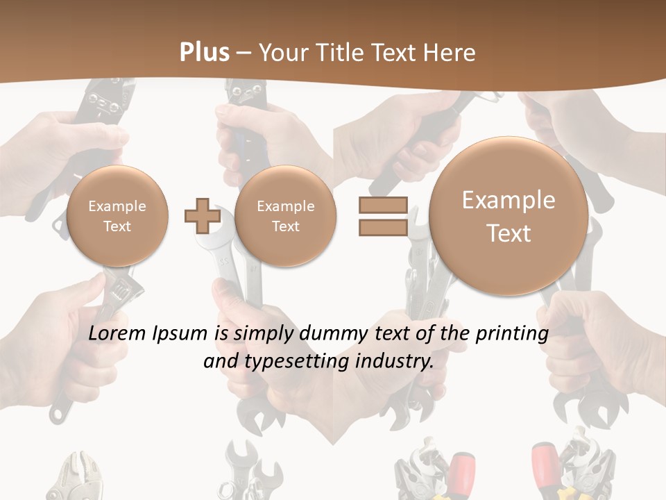 Klucze Opony Karoseria PowerPoint Template