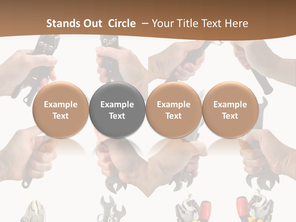 Klucze Opony Karoseria PowerPoint Template